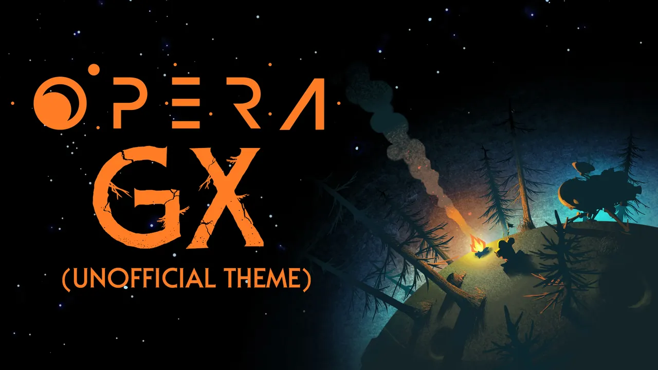 Outer Wilds theme for Opera GX - Mod your browser | GX Store