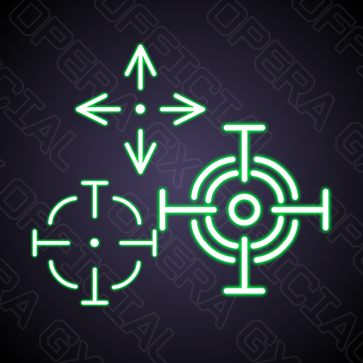 Green Neon Crosshair icon