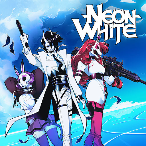 Neon white icon