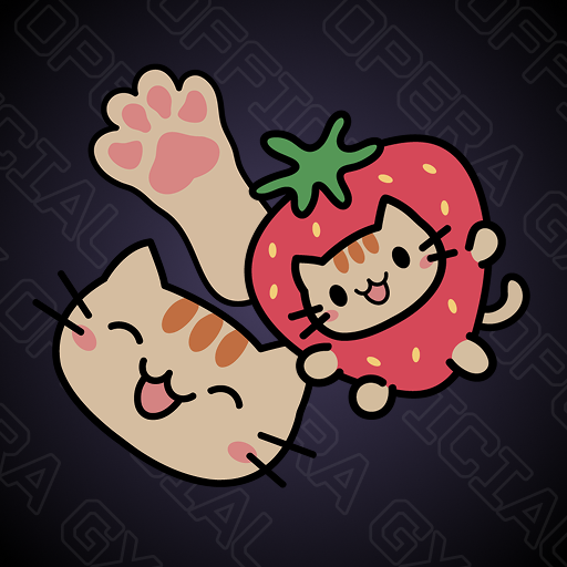 Cute Strawberry Cat icon